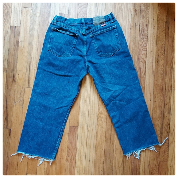 Wrangler Denim Crop Wide Leg Jeans - Picture 4 of 6
